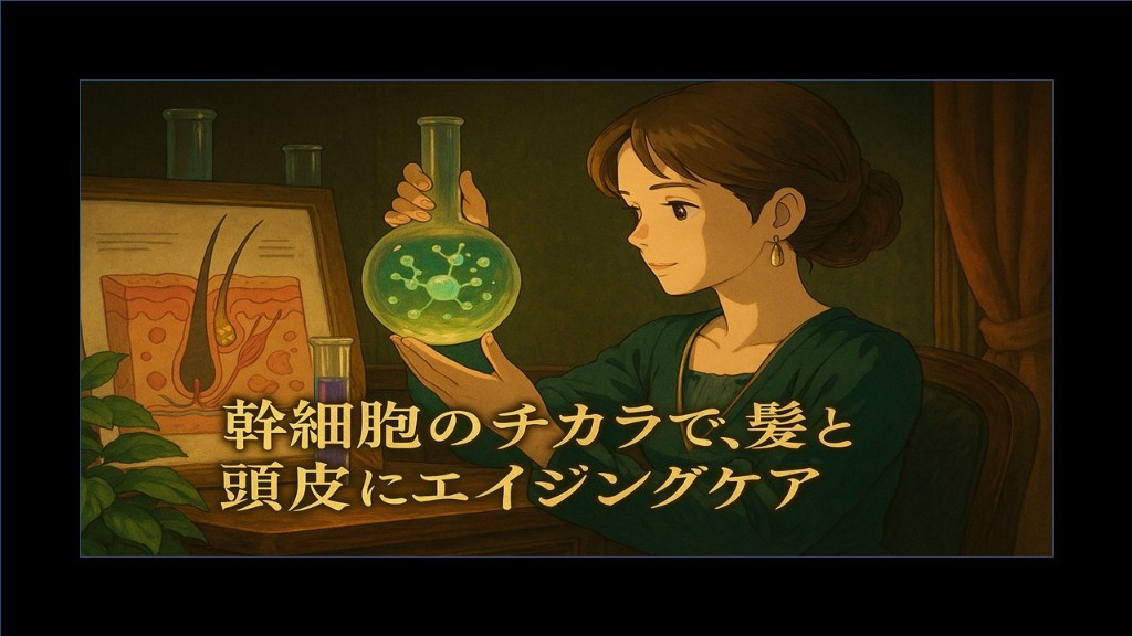 幹細胞のチカラで、髪と頭皮にエイジングケア